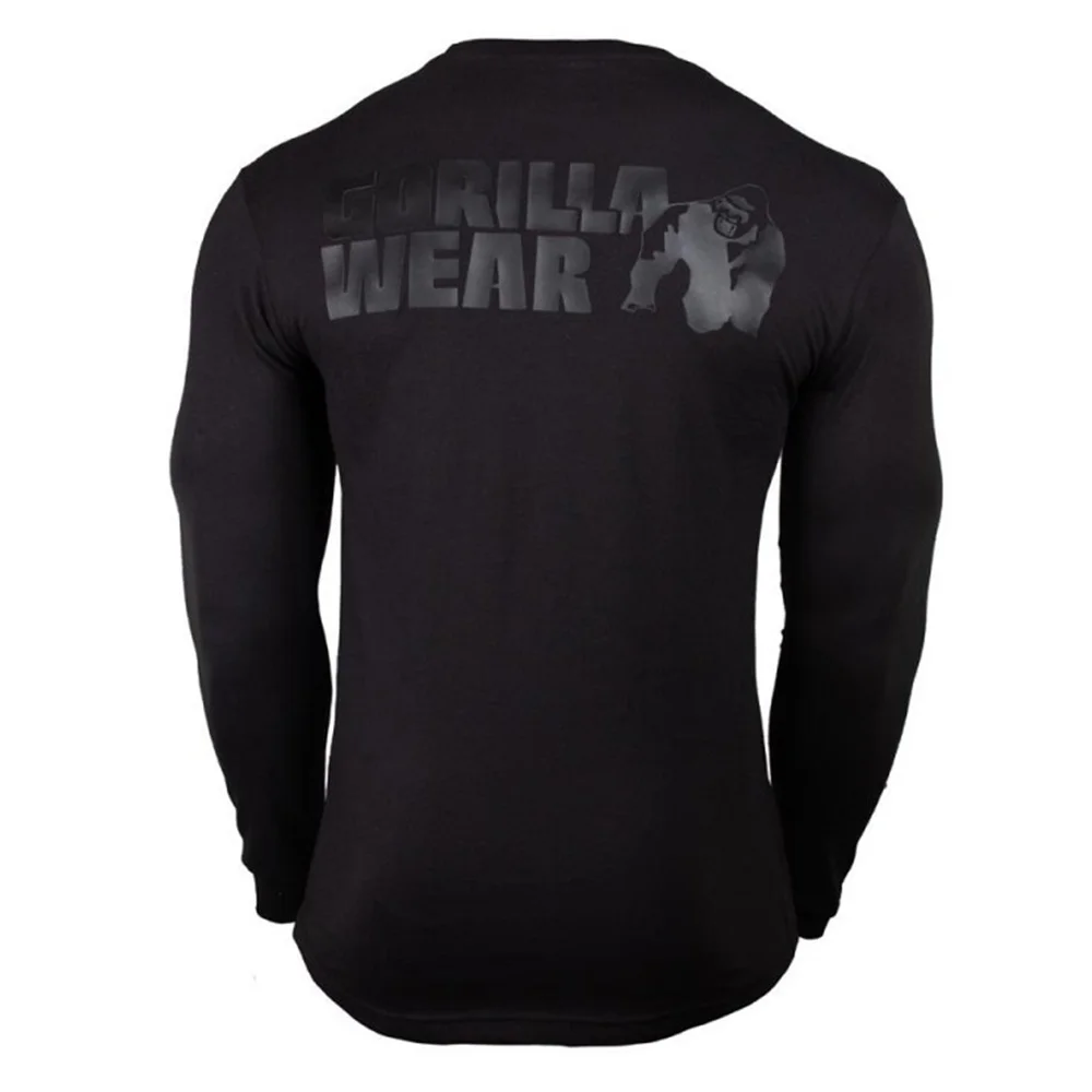 

2022 new Casual Long sleeve Cotton T-shirt Men Gym Fitness Bodybuilding Workout Skinny t shirt Male Print Tee Tops Sporty Brand