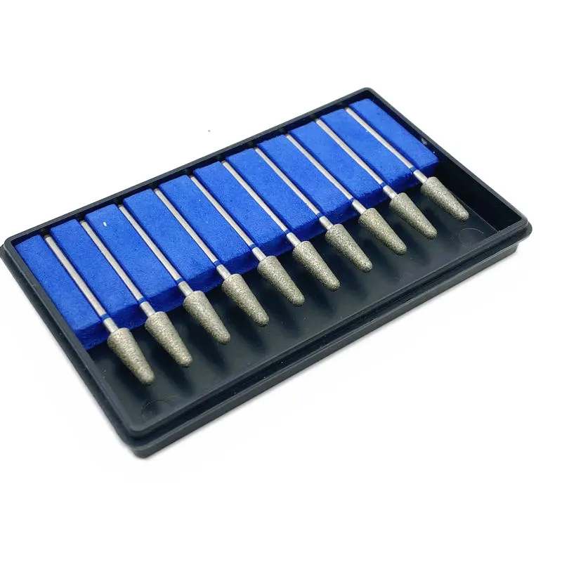 10 шт./компл. Стоматологическая Гальваническая Алмазная точечная Полировочная