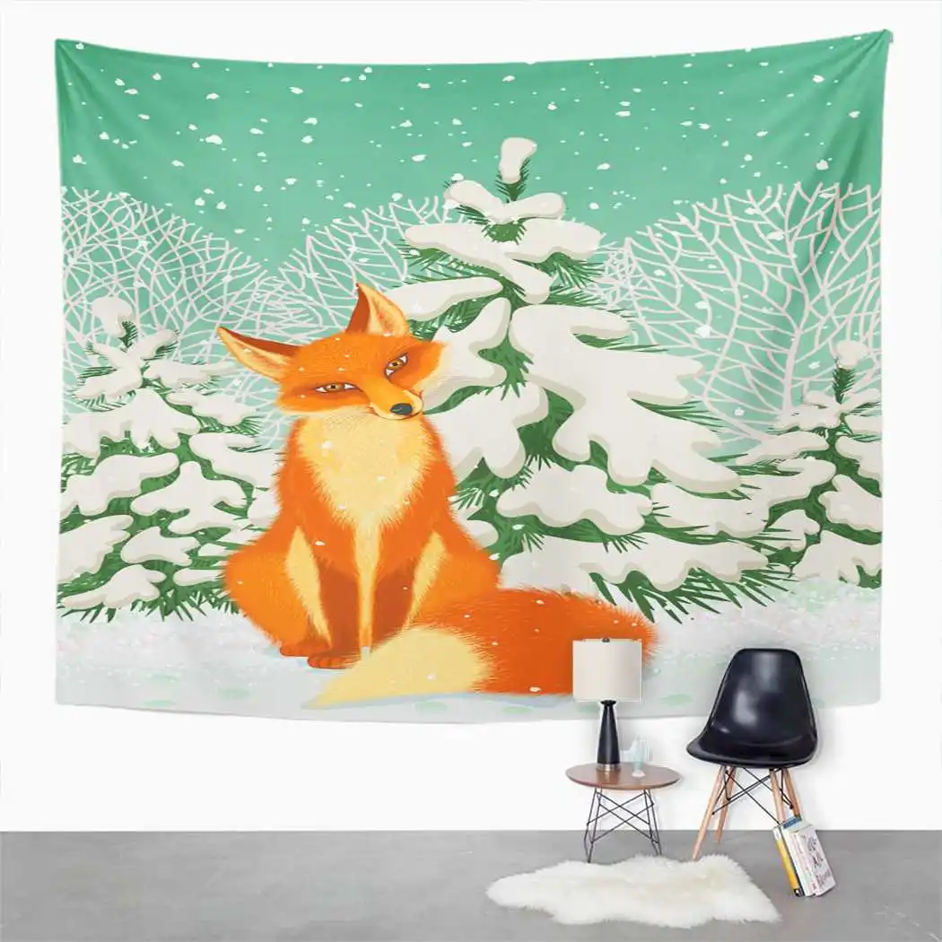 

Tree Tapestry Buildings Trees Tapestry For Bedroom Room Decor Wall Hanging Wall Art Tapestry Picnic Mat Beach Towel Bed Cover