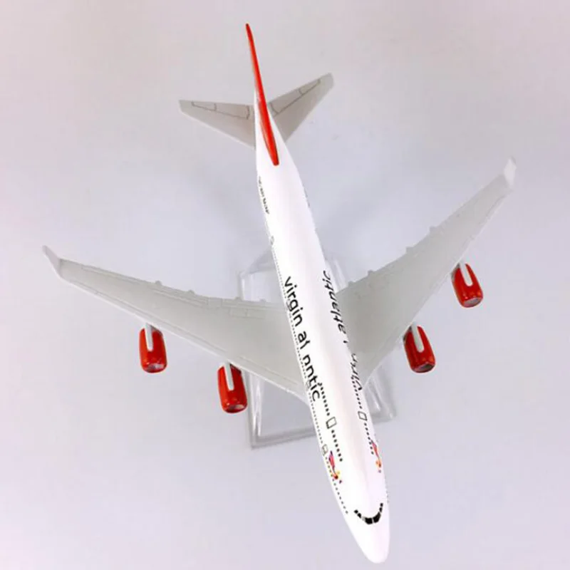 1/400 весы 747 B747-400 самолет модель игрушки British Virgin Atlantic авиакомпаний AirbusResin