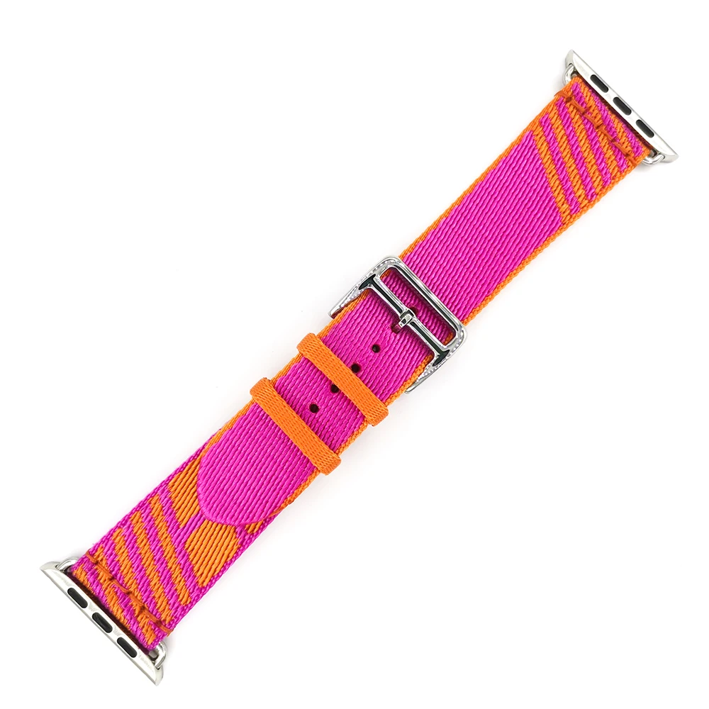 Nylon Watch Strap 41mm 45mm for Apple Watch 38mm 42mm Braided Watch Band for iWatch 7 SE 6 5 4 3 44mm 40mm Bracelet Correa