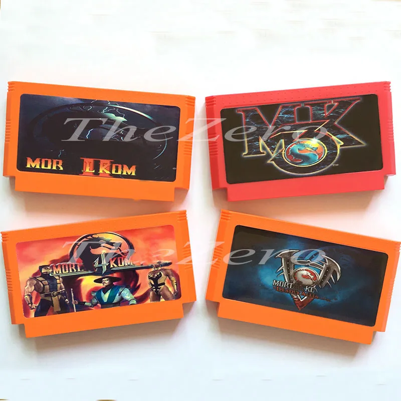 Игровая карта Kmbt Mortal 2 3 4 5 для 8-битного игрового проигрывателя картридж 60 PIN