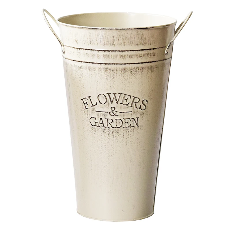 Железная бочка садовые цветочные горшки кастрюли вазы домашний декор свадебные