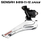 Передние Переключатели SENSAH для дорожного велосипеда, прямые подвесные 8 9 10 11 12 20 22 скоростные передние Переключатели передач для велосипеда, новинка