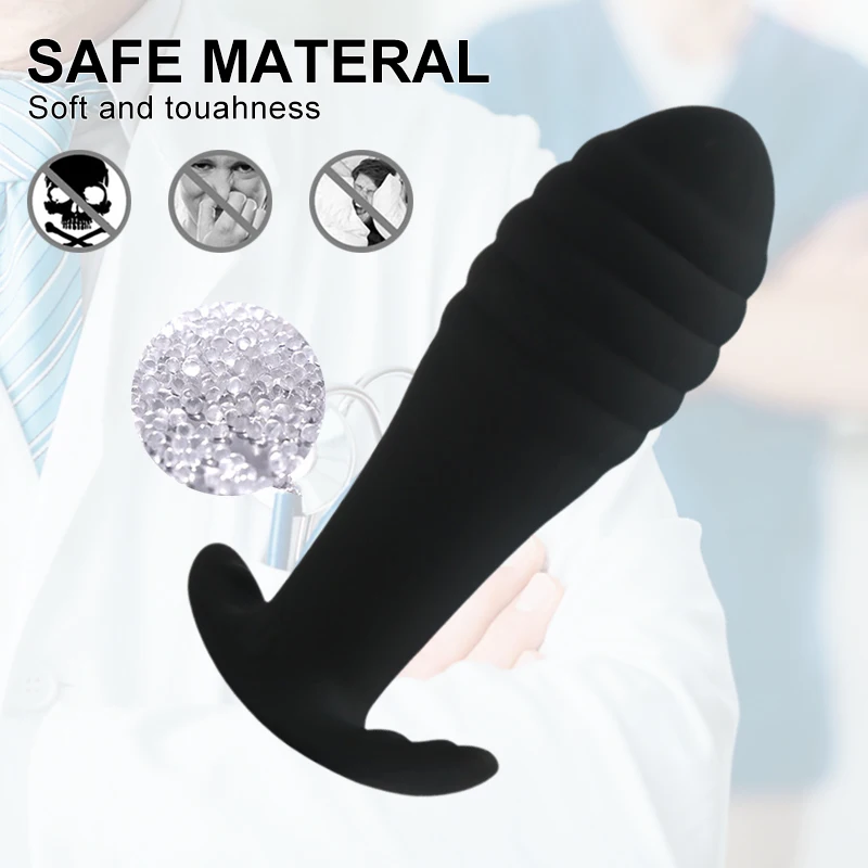 Беспроводной дистанционный Анальная пробка фаллоимитатор вибратор секс игрушки