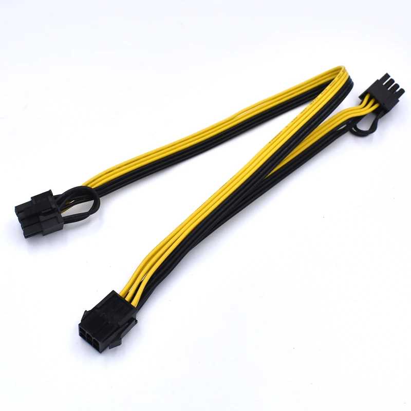 PCI Express 6pin до 2 X PCIe 8 (6 + 2) pin Материнская плата изображения видеокарты e GPU VGA Y кабель