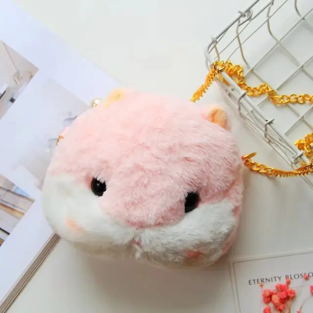 Милые маленькие сумки через плечо хомяка для женщин студенческие на девочек |