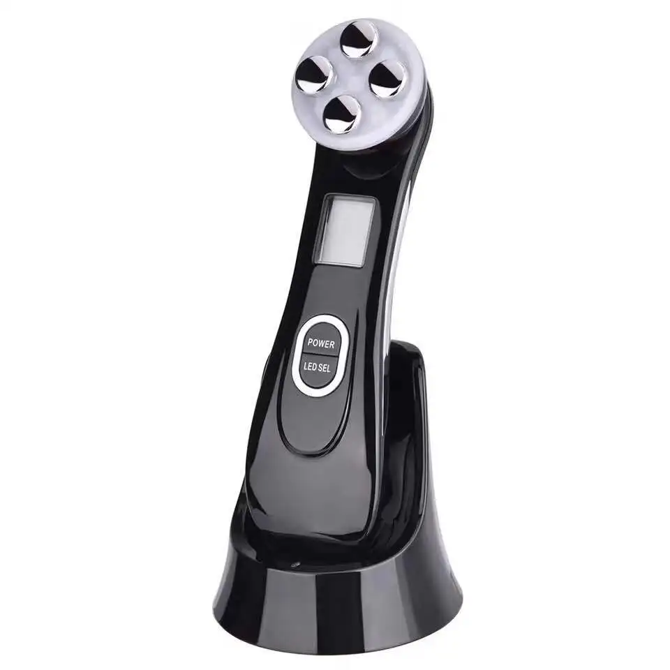 

Radio frequency meter microcurrent LED color light beauty instrument vibration, wrinkle removal, acne removal, lifting, tensioni