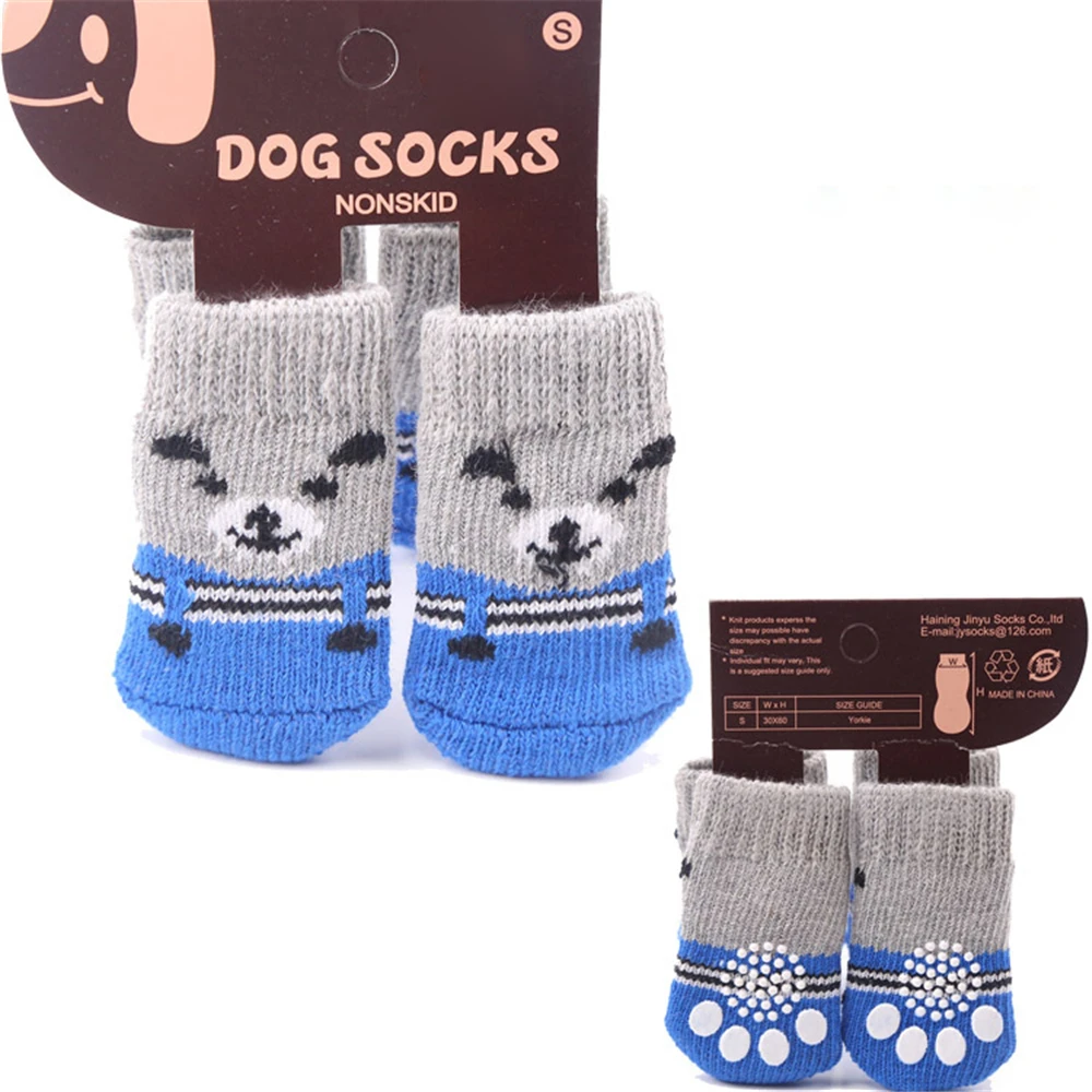 4 шт./компл. Рождественская фотография милые теплые чулки для домашних животных в