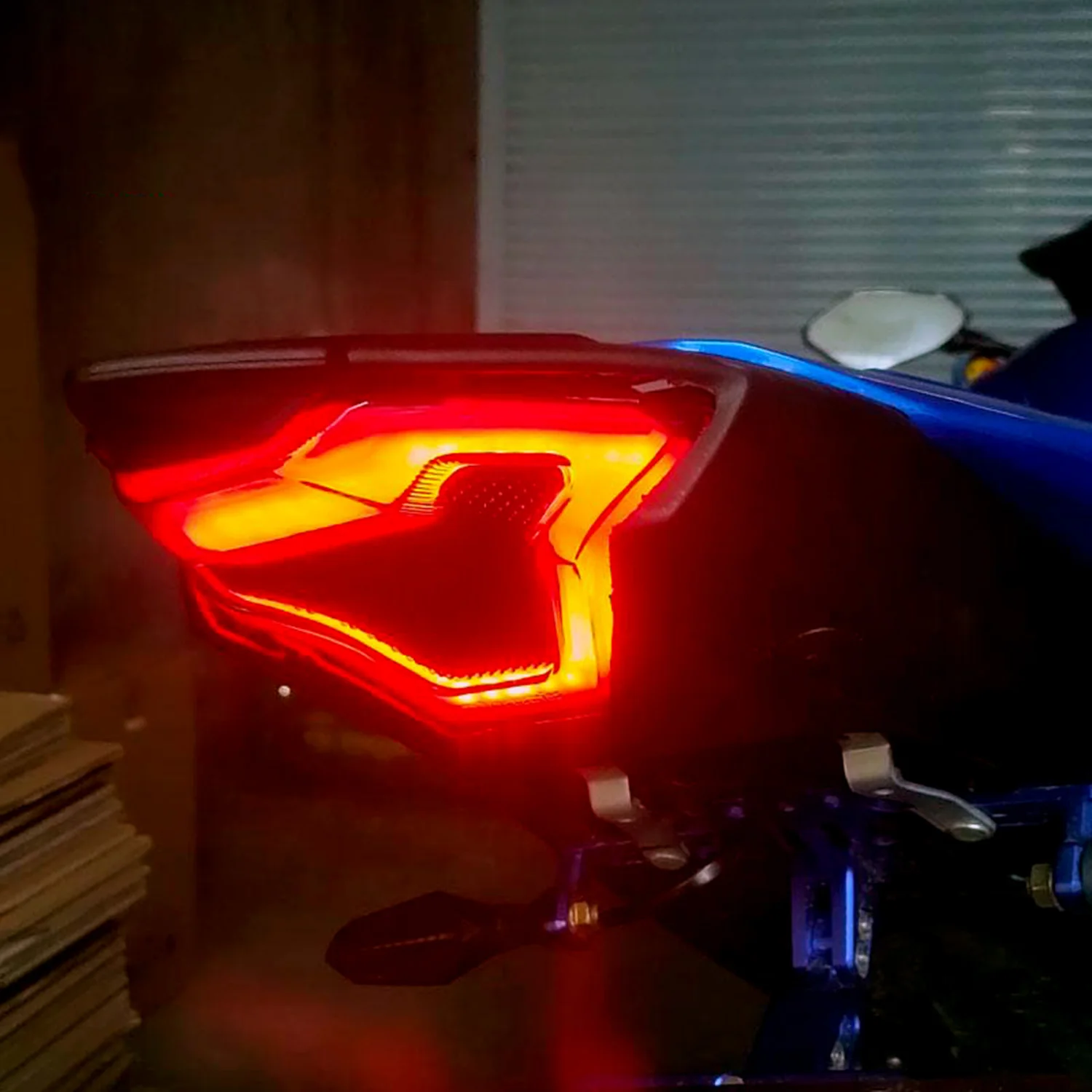 Задний фонарь для мотоцикла задний со светодиодными поворотниками замена Yamaha YZF