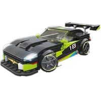 new speed champion serise green dodges vipers acr famous supercar race car sports building blocks bricks kits model
