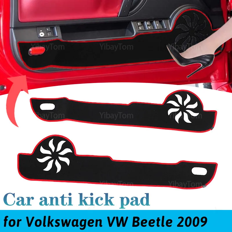 

Боковая защита края для Volkswagen VW Beetle 2009, Противоударная наклейка на дверь автомобиля, защитный коврик, аксессуары для ковра