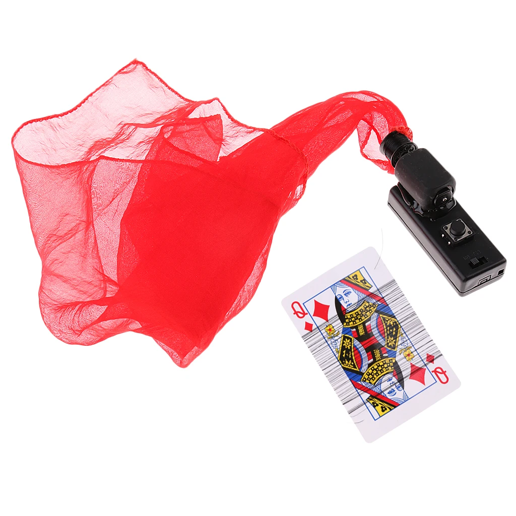 Летящие шелковые покер Мощность Катушка Магия принадлежности для трюков мага