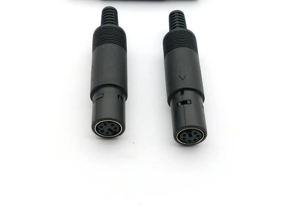 50 шт 6 Pin мини DIN гнездовой разъем для мыши клавиатуры Адаптер|connector female|connector mini