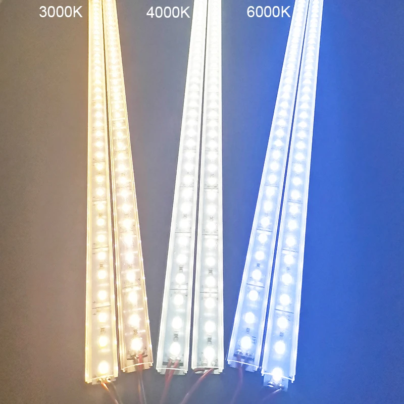 1-28 шт./лот прозрачная Алюминиевая СВЕТОДИОДНАЯ крышка 12 в пост. Тока 5730 SMD 36