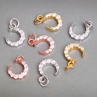 5pcs 16 449 92mm metal copper charms beads crescent shaped charms accessories for diy jewelry making bracelet accessories 27197