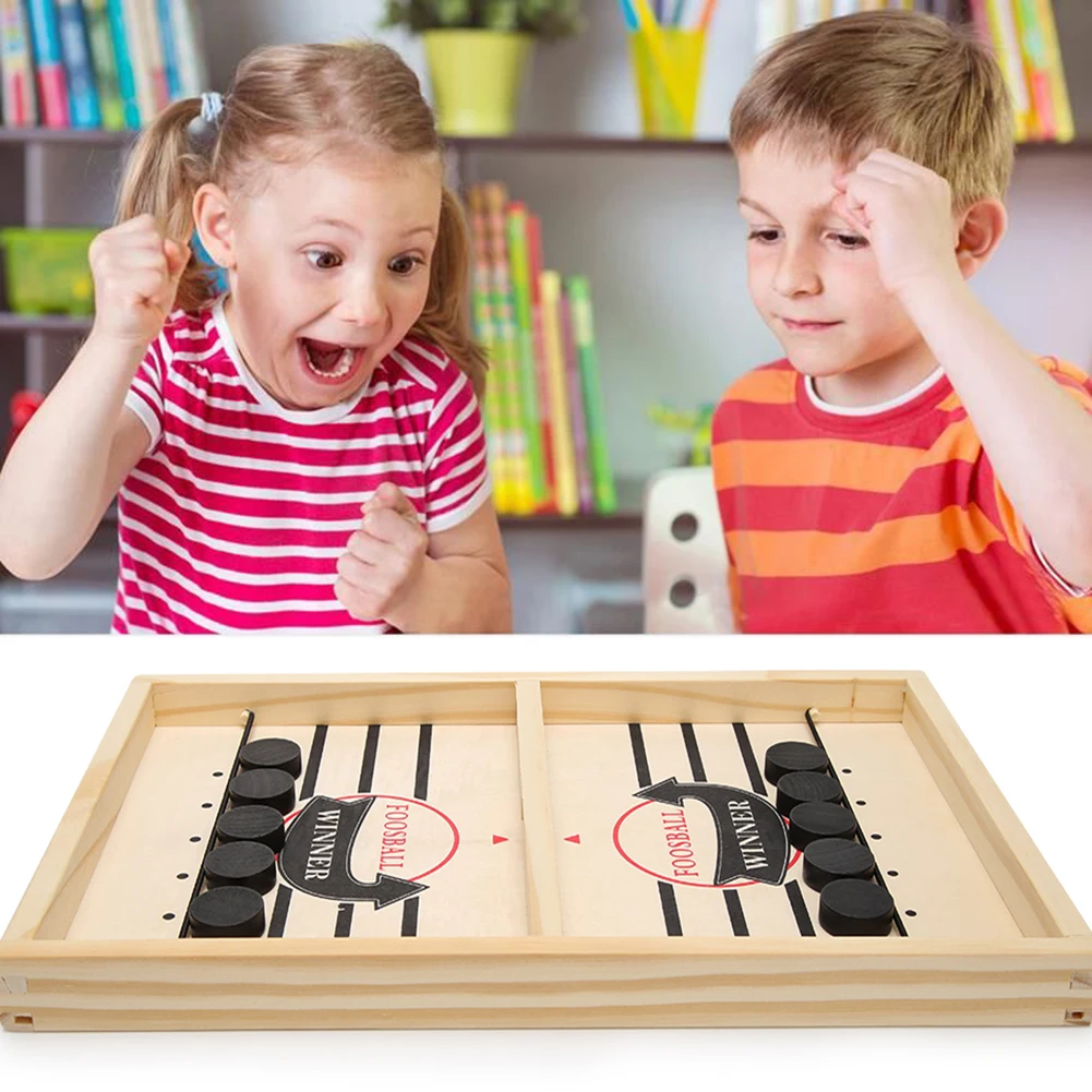 Игра Быстрый слинг-шайба семейный стол хоккейная игра катапульта шахматы