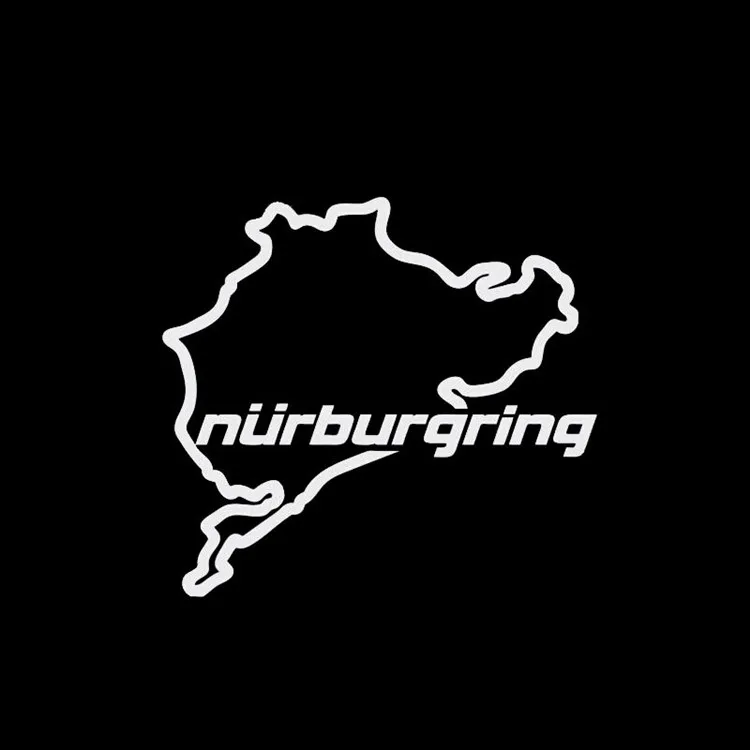 Индивидуальные автомобильные наклейки 14 см * 12 5 гоночные дороги Nurburgring