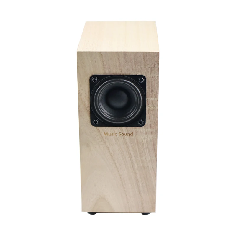 GHXAMP Full Range Wooden Speakers Hifi 2.0 Treble Midrange Bass Balance Clear Passive Loudspeaker Stereo Home Theatre 4ohm 2pcs