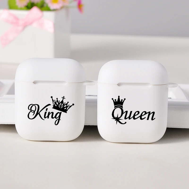 Женский чехол для AirPods белый с Bluetooth Apple 1 2 зарядного бокса кожаные аксессуары Air Pods
