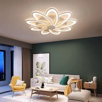 new acrylic led chandelier for living dining room bedroom restaurant hall home chandelier modern ceiling chandelier lighting