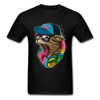 hip hop cat 3d t shirt fashion summerfall band round collar 100 cotton fabric tops tees birthday t shirts gift