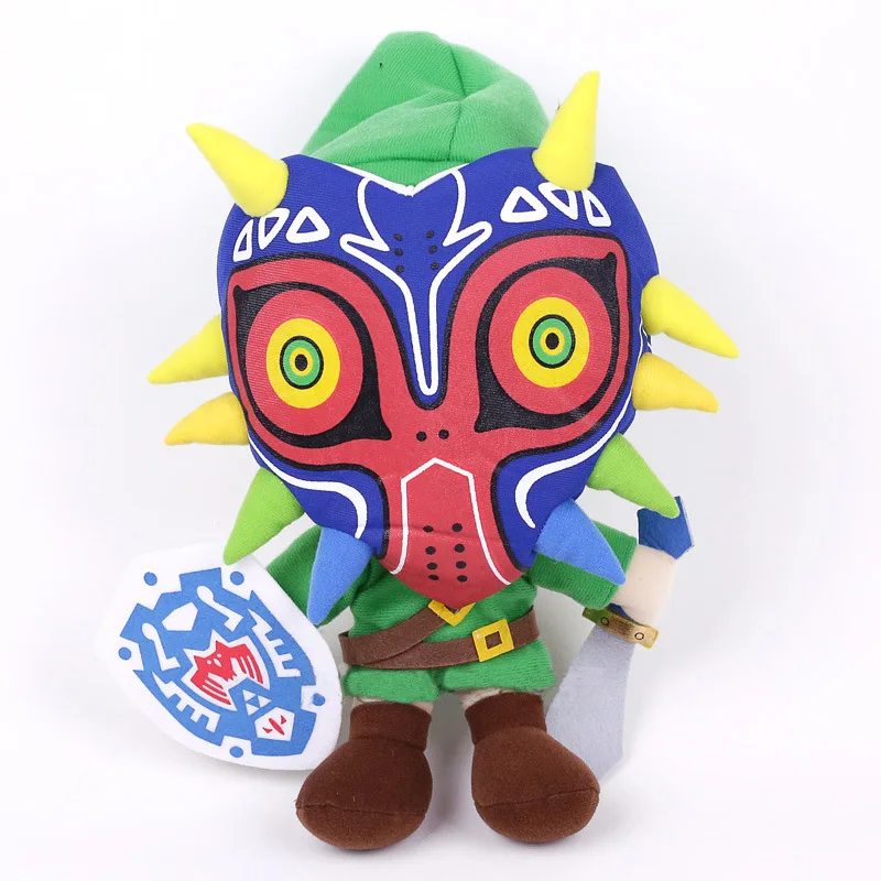 Мягкая плюшевая игрушка для косплея Legend of Zelda Breath The Wild Link кукла маджора в маске