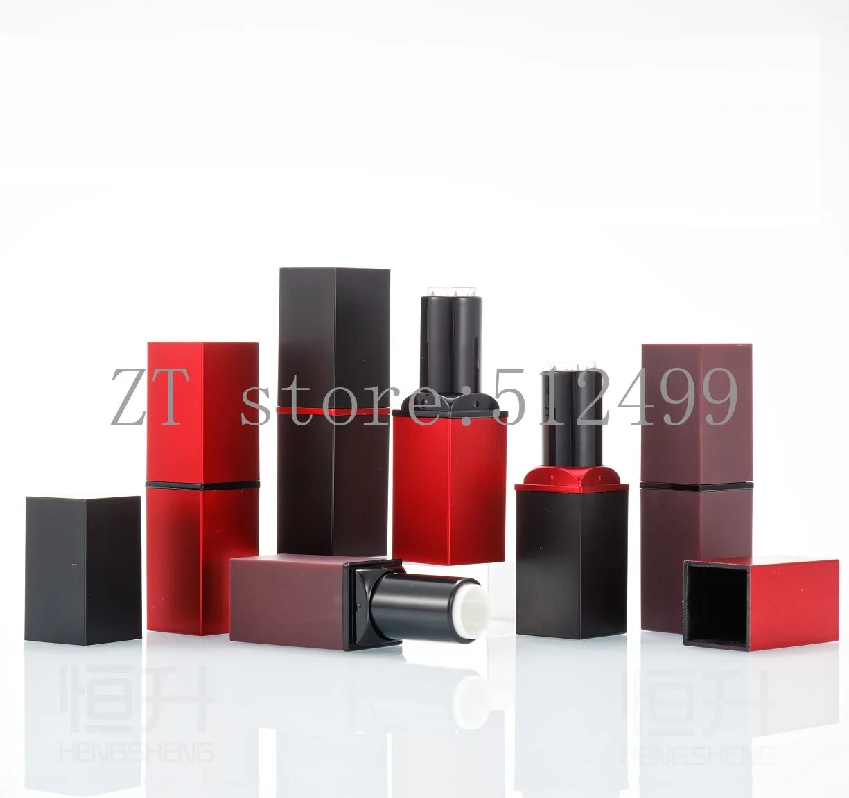 

5/10/30/50/100 шт. пустой тюбик для губной помады, разноцветный квадратный материал, сделай сам, мм, оболочка для губной помады, контейнер для бальз...