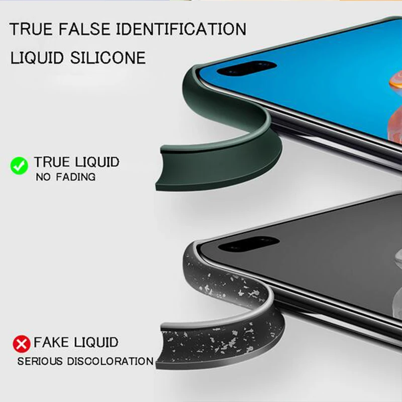 

New Color Liquid Soft Silicone Case For Apple iPhone 12 11 Pro Max 6 6S 7 8 Plus SE 2020 X XS Max XR Phone Slim Back Case Cover