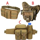 Тактический Для мужчин нейлоновая поясная сумка Пеший Туризм бутылка для воды для мобильного телефона чехол для отдыха на открытом воздухе, занятий спортом, а также для служащих армии Военная Униформа Охота Кемпинг Альпинизм поясная сумка