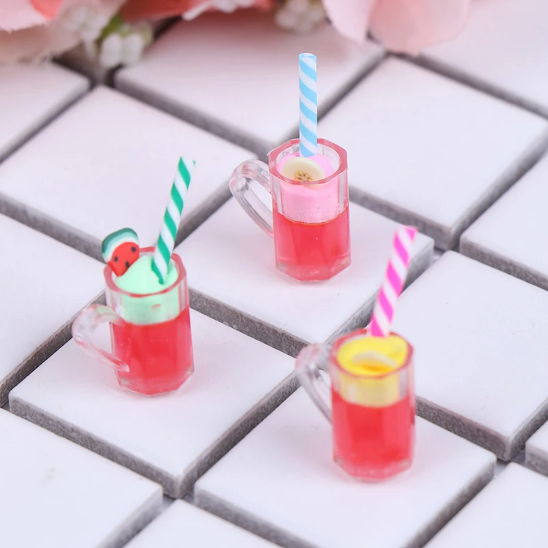 

1pc new Ice Cream Cups Set Model Pretend Play Mini Food Doll Accessories Fit Play House Toy