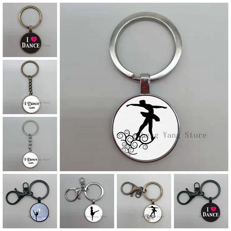 Лидер продаж 2020 Модный классический брелок с подвеской в виде Танцовщицы девочки