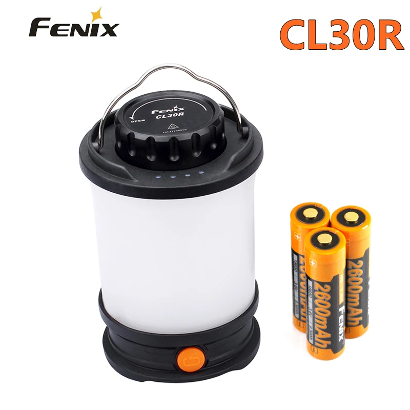 

Туристический фонарь Fenix CL30R, 650 люмен, Micro-USB, 3*18650