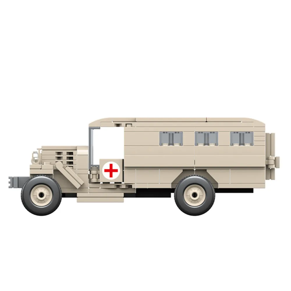 Вторая мировая война 2 армейский солдат модель грузовика строительные блоки