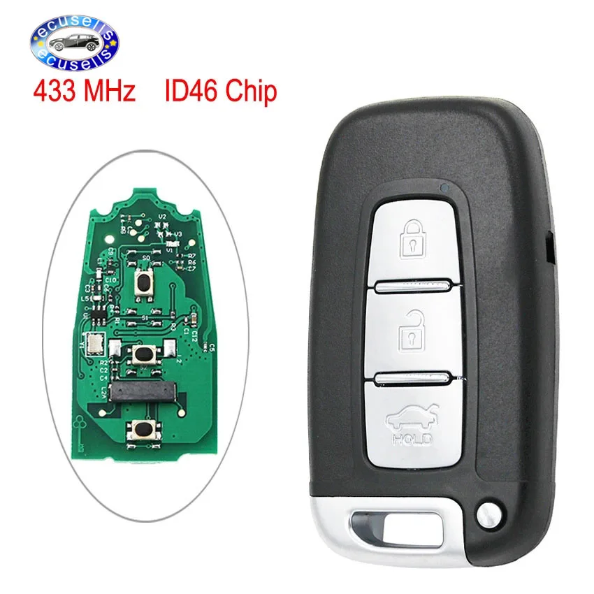 3 кнопки дистанционный смарт ключ брелок 433 МГц ID46 для Kia K2 K5 New Sportage|fob|fob key |