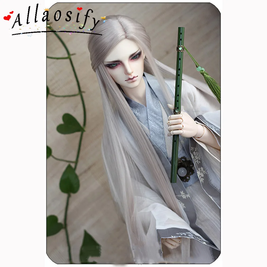 Allaosify Bjd парик 1 шт. Разделение Длина Sraight волос 1/3 1/4 1/6 1/8 кукла Древний китайский