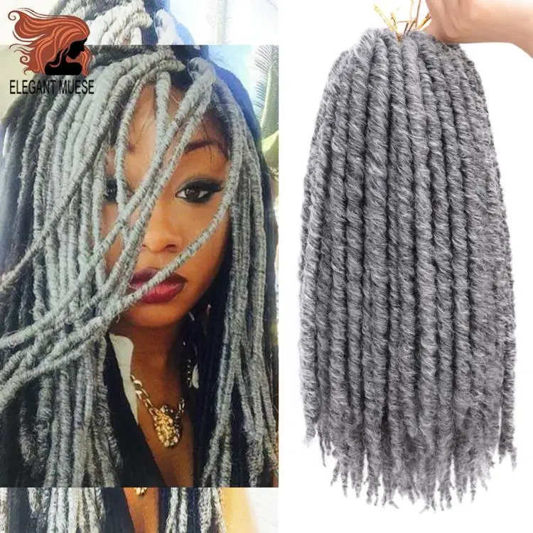 20 дюймов мягкие крючком косички Jumbo Dread прическа Омбре цвет синтетический искусственный Locs плетение волос наращивания