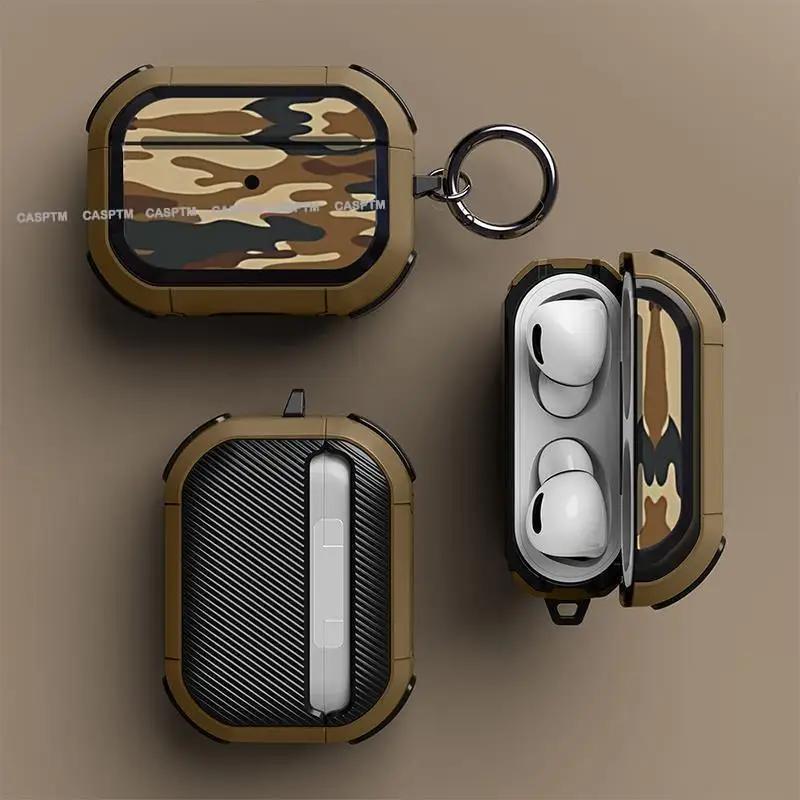 

Противоударный чехол для Airpods Pro, чехол из ТПУ и поликарбоната для Apple Air Pods Pro, чехол, аксессуары, чехол для беспроводных наушников с брелоком