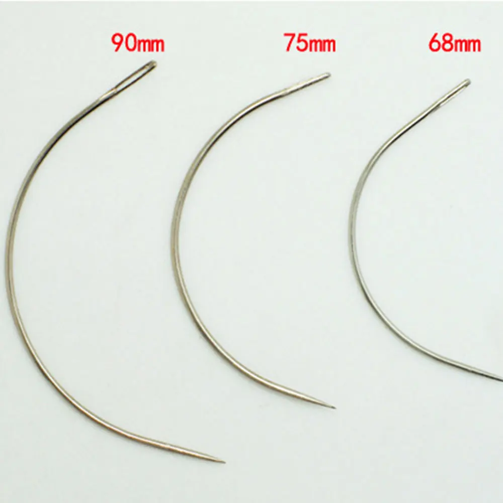 24 шт. изогнутые иглы для наращивания волос|Крюковые иглы| |