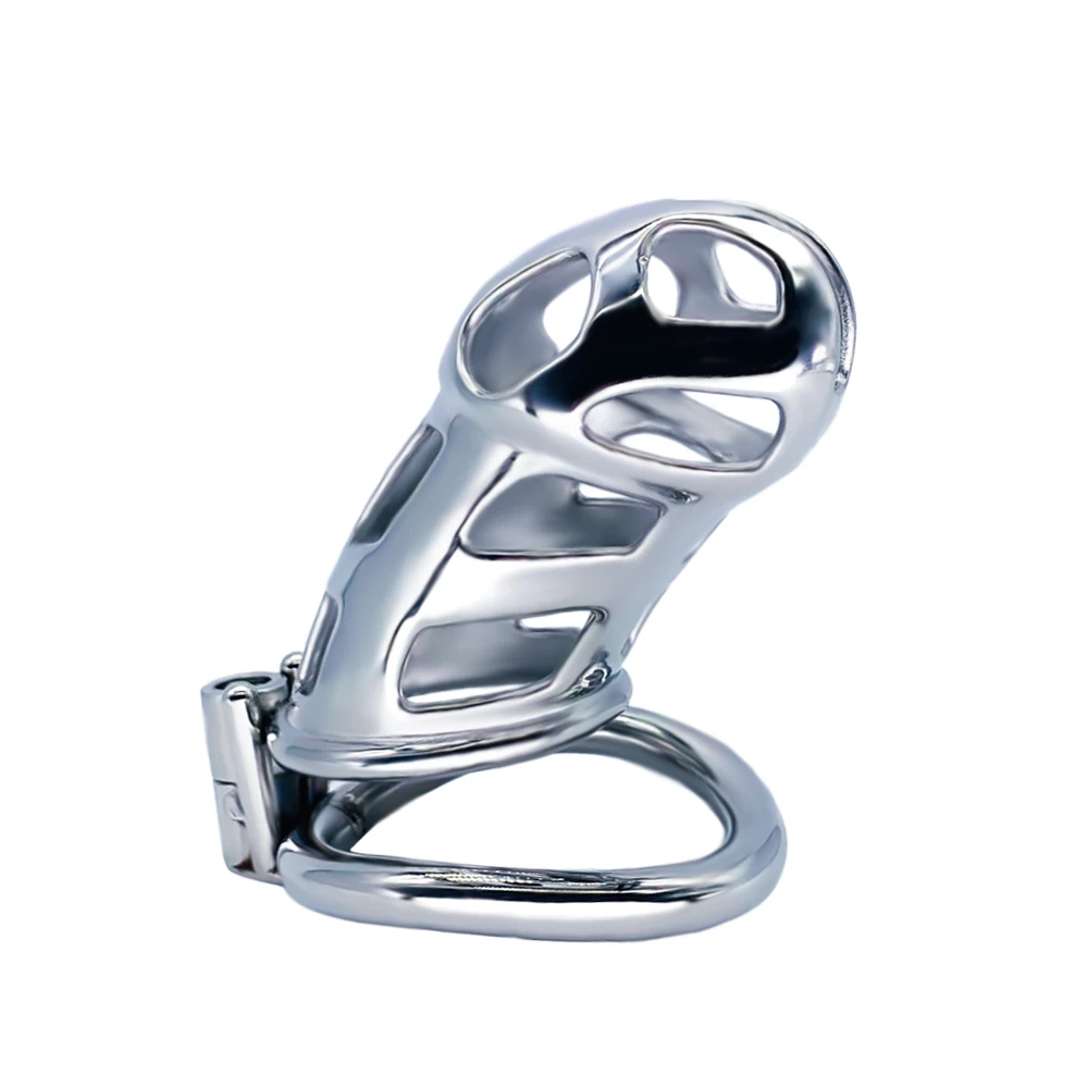 Клетка для мужской виргинности NUUN из нержавеющей стали с непрерывным дизайном