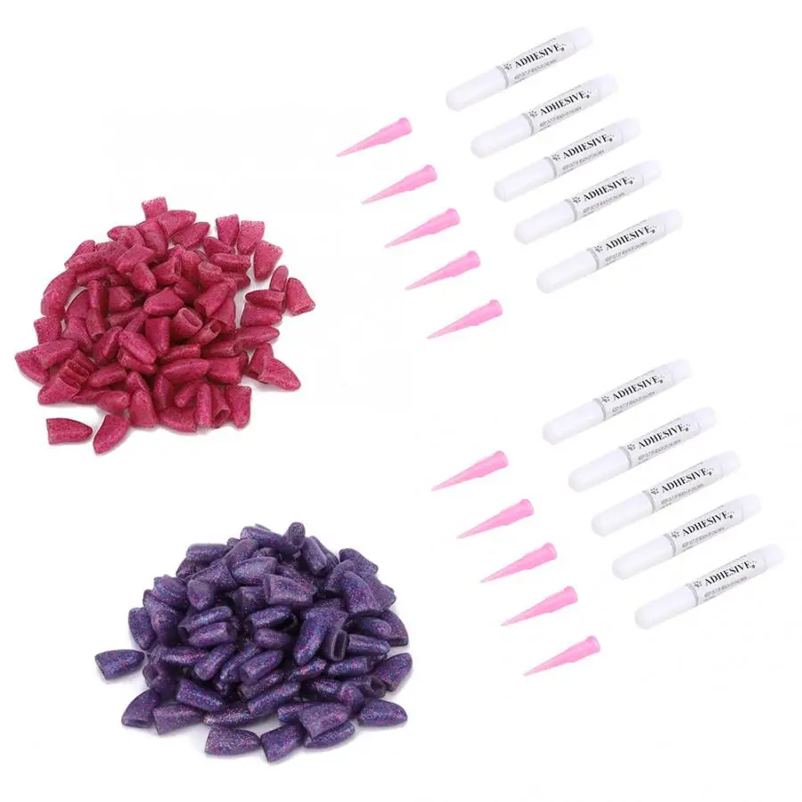 Аксессуары для кошек аксессуары 100 шт. мягкая ПВХ крышка домашних животных лапа