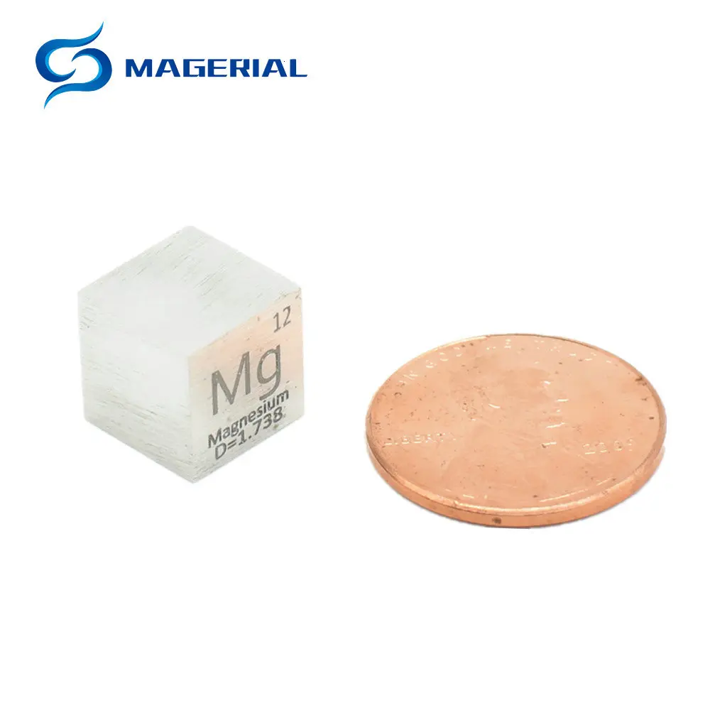 Высокая чистота Magnisum Mg Cbue 99.99% для исследований и разработок элемент металл простое вещество Рафинированный Металл около 10x10x10 мм