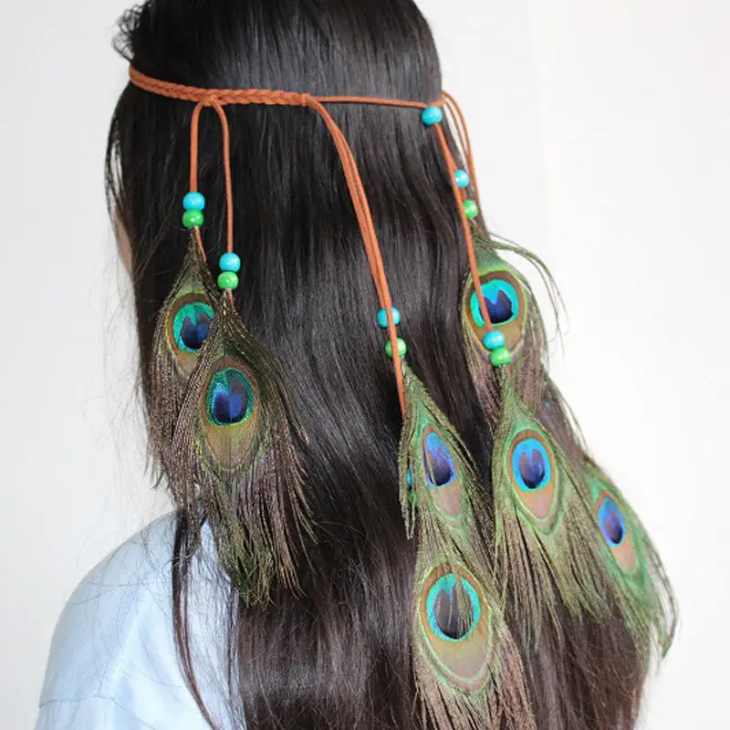 Женский головной убор в богемном стиле аксессуары для волос ручной работы хиппи