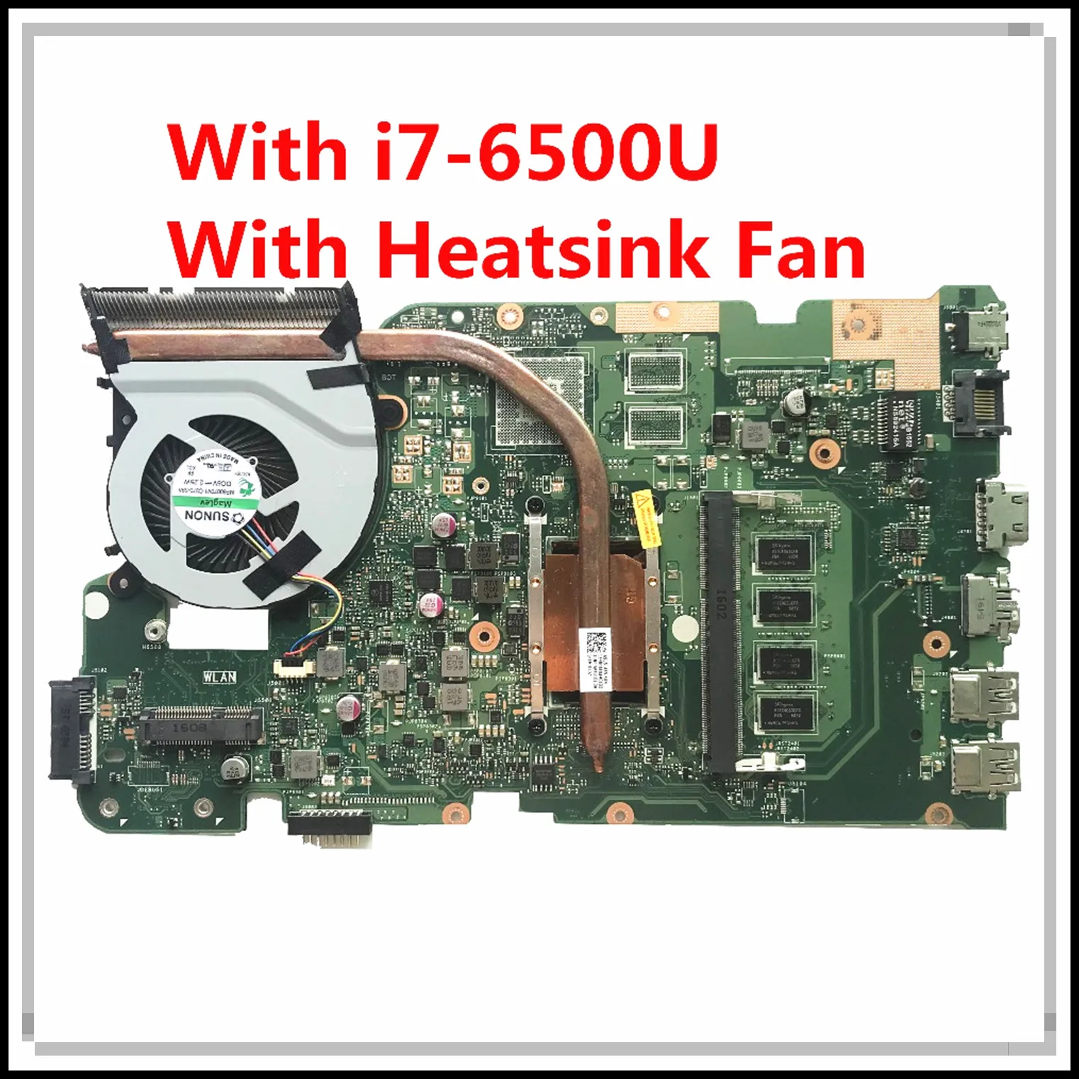 Материнская плата для ноутбука Asus X555UA X555UJ REV: 2 0 с процессором i7-6500u 50 ГГц 4 Гб RAM DDR3L