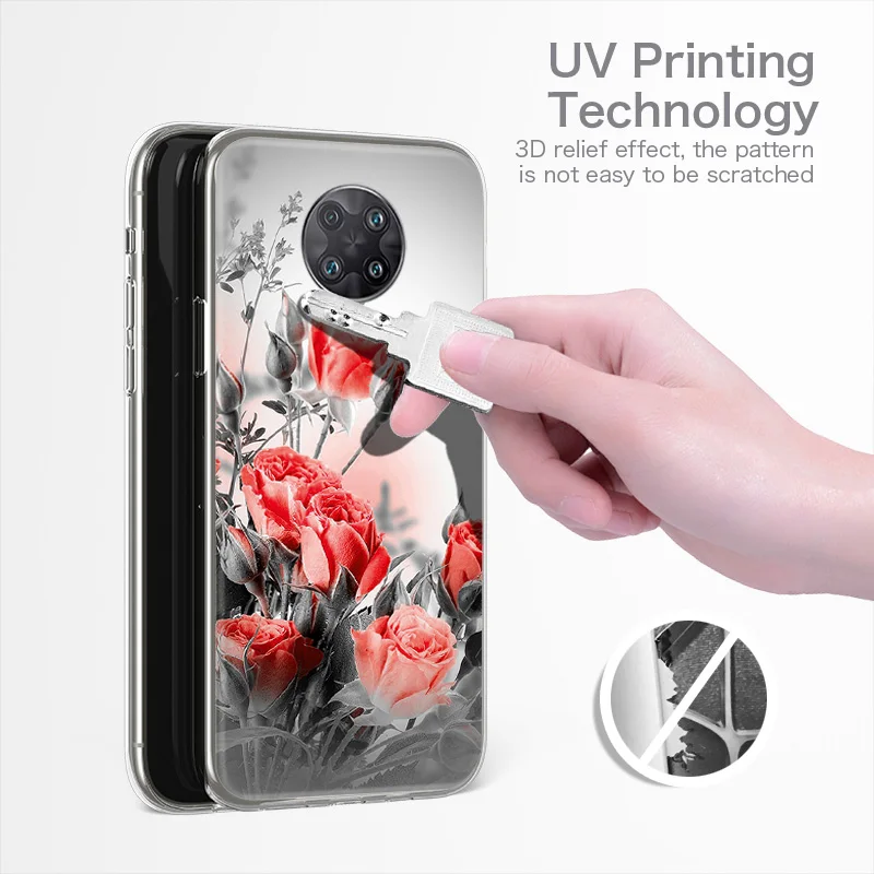 

Case Redmi 9C Case Silicon Cover for Xiaomi Redmi 9 9C NFC 9A 9i 9T Shell Flower Animal Painted Shell Etui Fundas Cat Cartoon