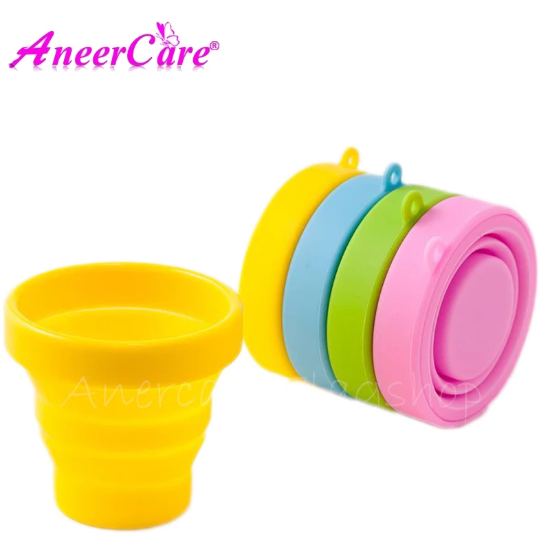 50 шт складной стерилизатор чашки для женщин менструальные силиконовые гибкие