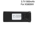 Оригинальный литий-полимерный аккумулятор 3,7 в 900 мАч для VISUO XS809 XS809W XS809HW, батарея 30C, литиевая батарея 752560 3,7 в для XS809