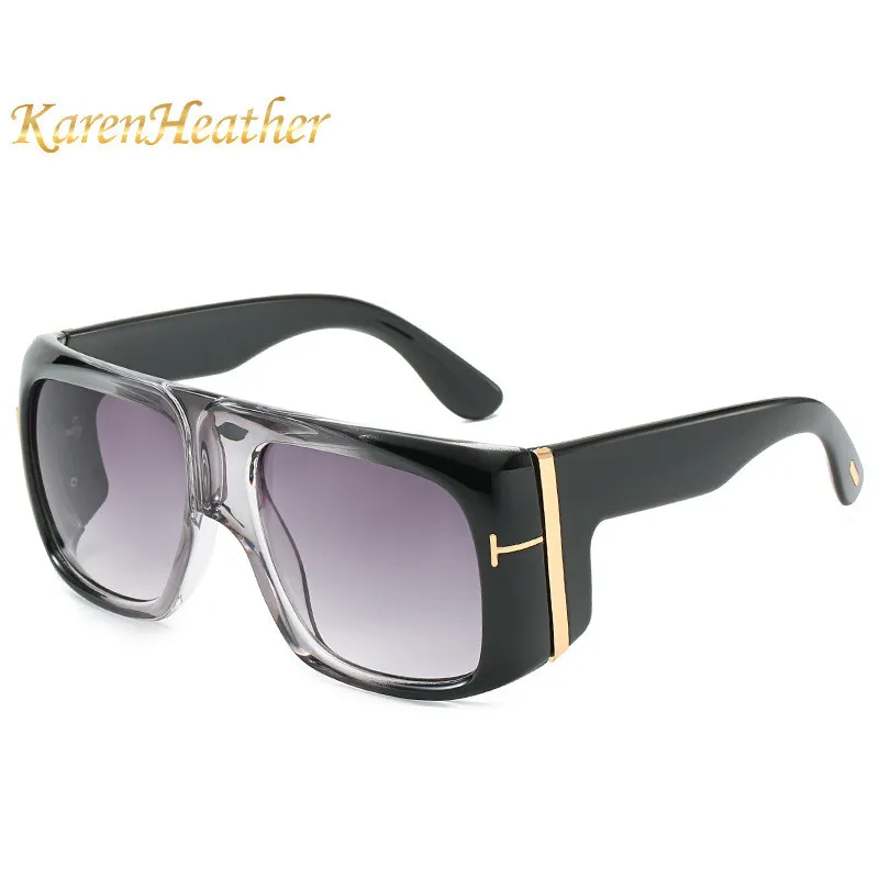 Солнцезащитные очки GINO модные большие с градиентом | Аксессуары для одежды