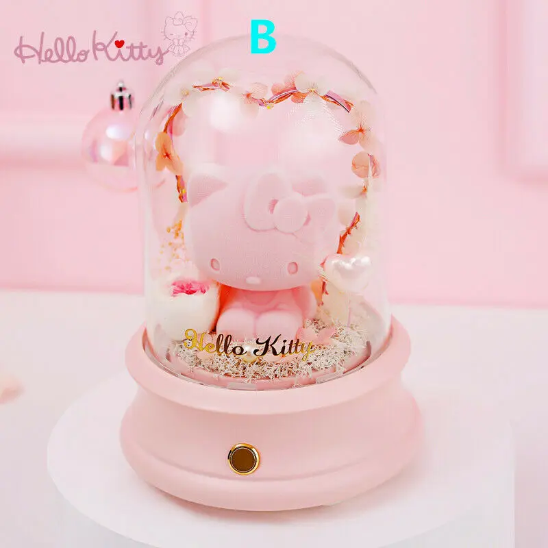 Новинка Япония Hello Kitty прессованный свежий цветок Bluetooth беспроводной динамик