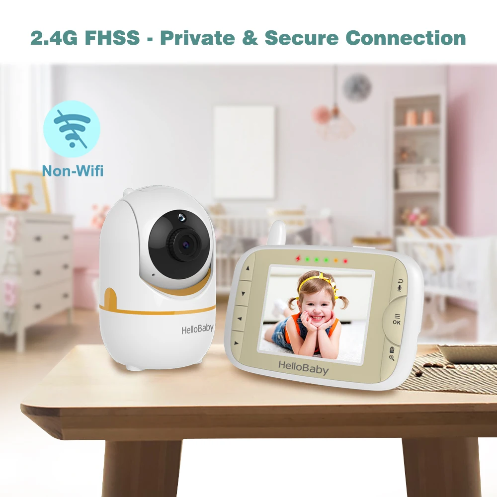 HelloBaby радионяня 3 2 дюйма видео Беспроводная камера HB65 с удаленной камерой